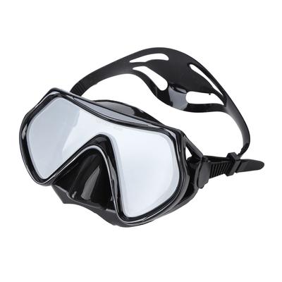 Taucherbrille für Erwachsene Silikon Beschlagfrei Schnorcheln Outdoor Schwimmausrüstung Schwarz