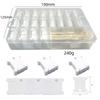 Floss Bobbin with Bobbin Winder, Cross Stitch Organizer Box Thread Cards for Winding Sewing Storage