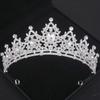 Baroque Crystal Crown Tiara for Women Bride Rhinestone Prom Diadem Bridal Wedding Hair Accessories Jewelry Tiaras and Crowns