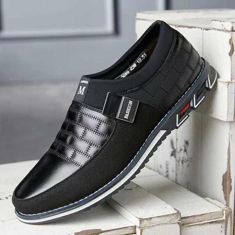 Genuine Leather Shoes Men 2022 Designer Oxfords Shoe Fashion Slip On Formal Business Wedding Dress Shoes Big Size 47 48