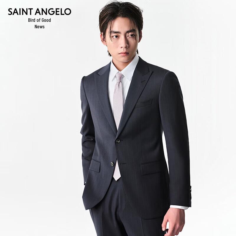 Baoxiniao Men's Striped Business Suit Jacket