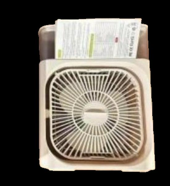 Five-Hole Mini Spray Fan: Portable, Folding, Clip-On, USB Chargeable Air Circulator with Light