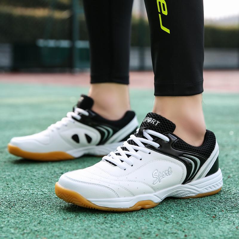 Unisex Microfiber Rubber Soft Bottom Non-Slip Wear-Resistant Tennis Sneakers Feather Training Sneakers