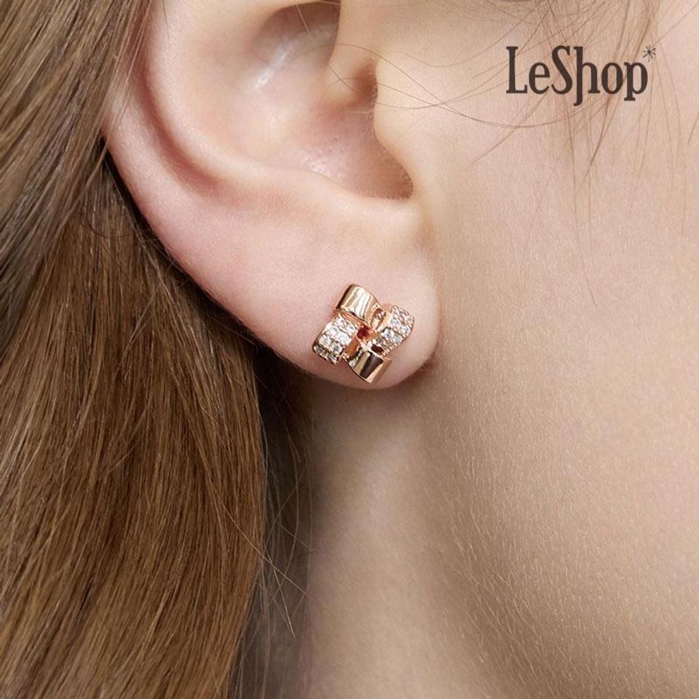 [LsSHOP] 14K Weave Earrings (Gold Plated)_LJ5165BRE