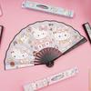 Creative Sanrio 8-inch Cartoon Folding Fan: Portable High-Value Summer Fan for Students