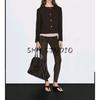 MD Autumn New Women Clothes Graceful Gold Feeling Can Be Lu Li Style Round Neck Short Woolen Jacket 6023675