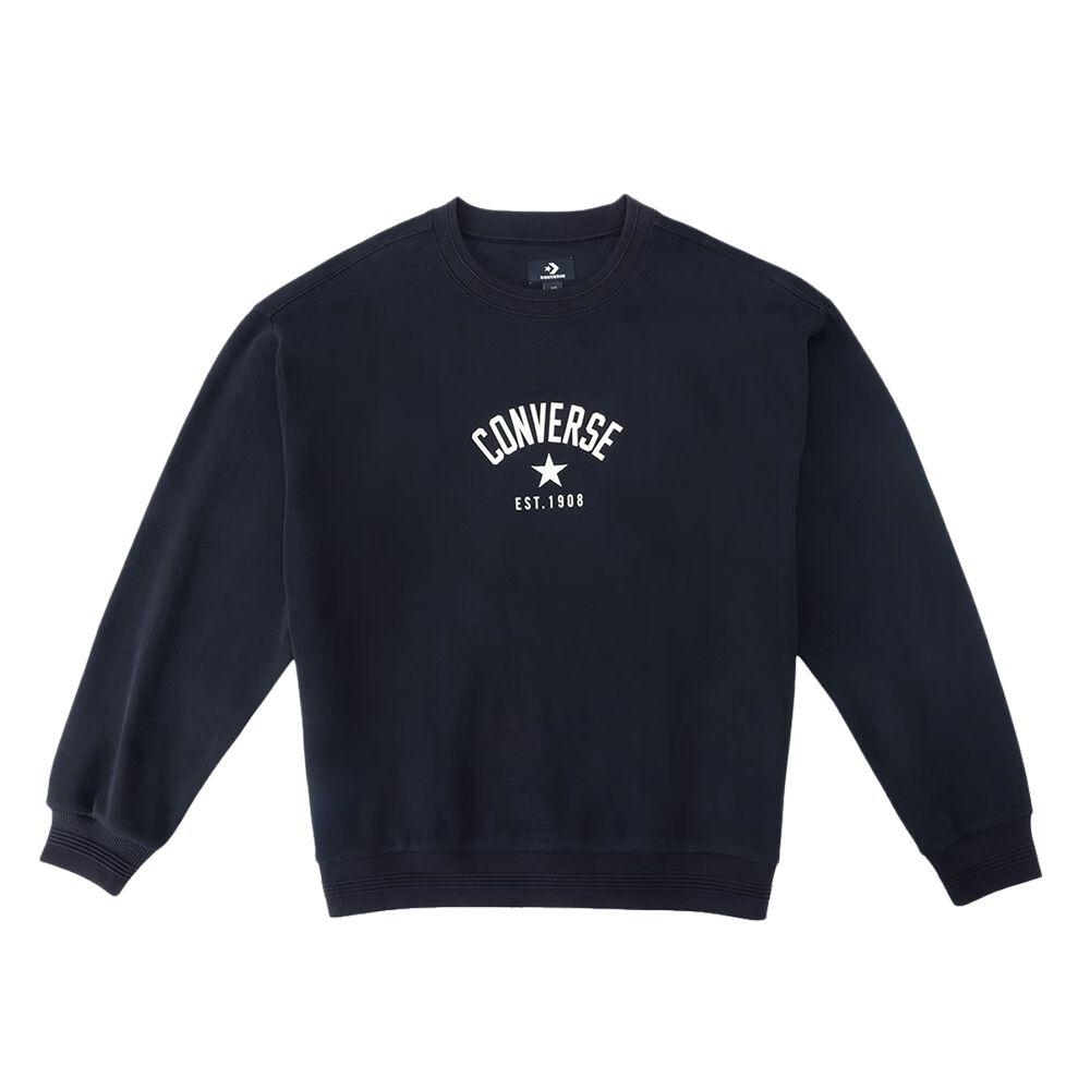 Толстовки Converse Унисекс Морской Синий Круглый Вырез Средняя UCJ109-GHM L