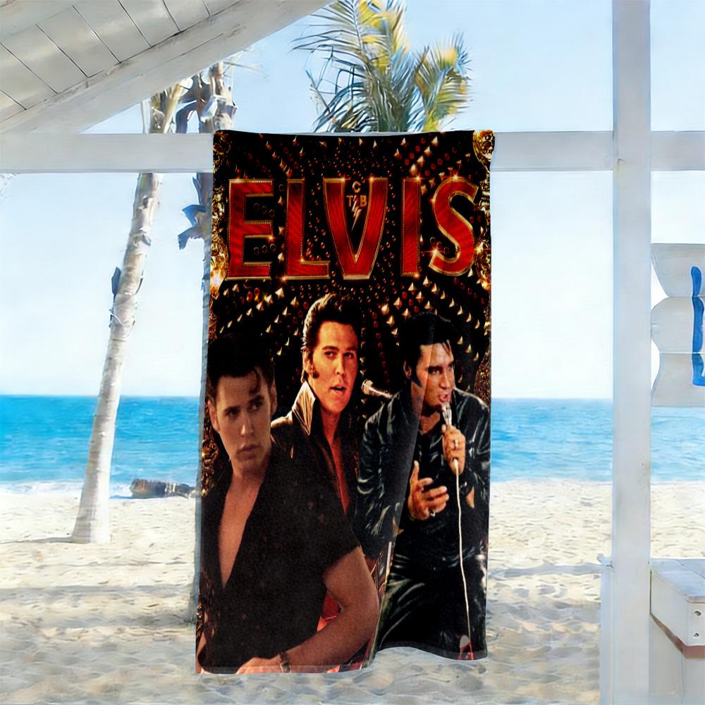 Elvis Presley: Rock 'n' Roll Legend Beach Towel Soft Durable Quick-Dry Comfortable Lightweight