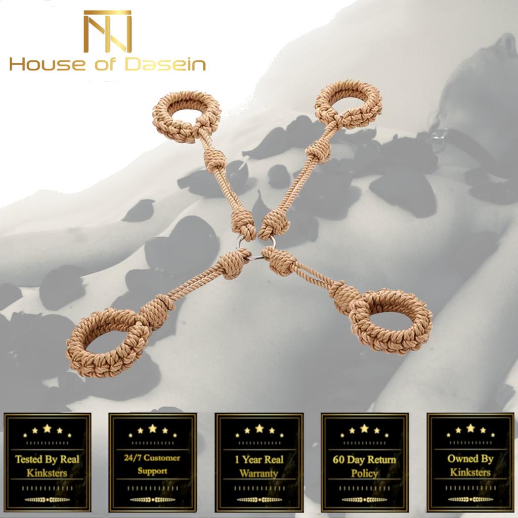 Shibari Rope Hogtie Restraints Handcuffs Ankle Cuffs   Kit Cuffs & Shackles