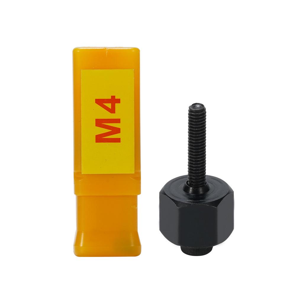 

Инструмент-адаптер для сверления гаек Клепка Ручной Вставка резьбы Металл M6 One Size чёрный