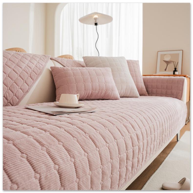Thicken Plush Sofa Cover European Universal Sofa Towel Cover Slip Resistant Couch Cover Sofa Towel for Living Room Decor