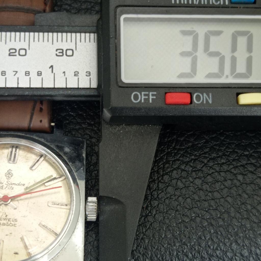 HENRI SANDOZ & FILS RUČNÍ NATAHOVÁNÍ VINTAGE ŠVÝCARSKÉ PÁNSKÉ HODINKY a704606-1