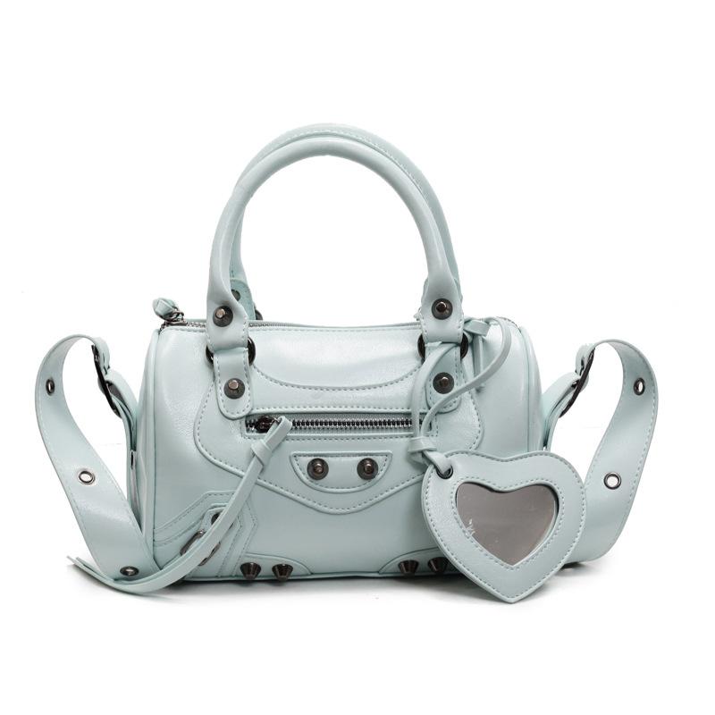 

Ручная сумка-локомотив Женская новая универсальная контрастная сумка через плечо синий