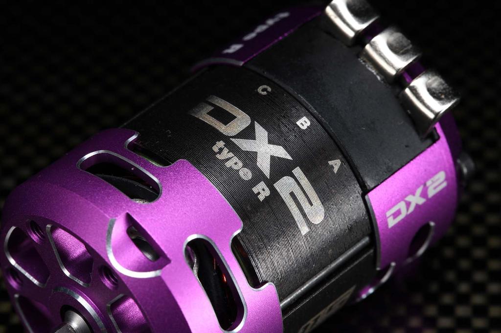 YOKOMO DX2 Brushless Motor Drift Performance Brushless Motor for RC Cars Type-R 11.5T (Purple) (12.3x7.25x24) - RPM-D2115RP