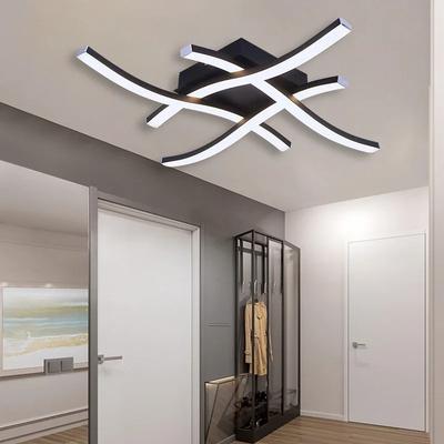 Moderne LED-Deckenleuchte Welle Weißes Licht für Wohnzimmer Esszimmer Flur Korridor Schlafzimmer Arbeitszimmer Eingangsbereich Innenbeleuchtung