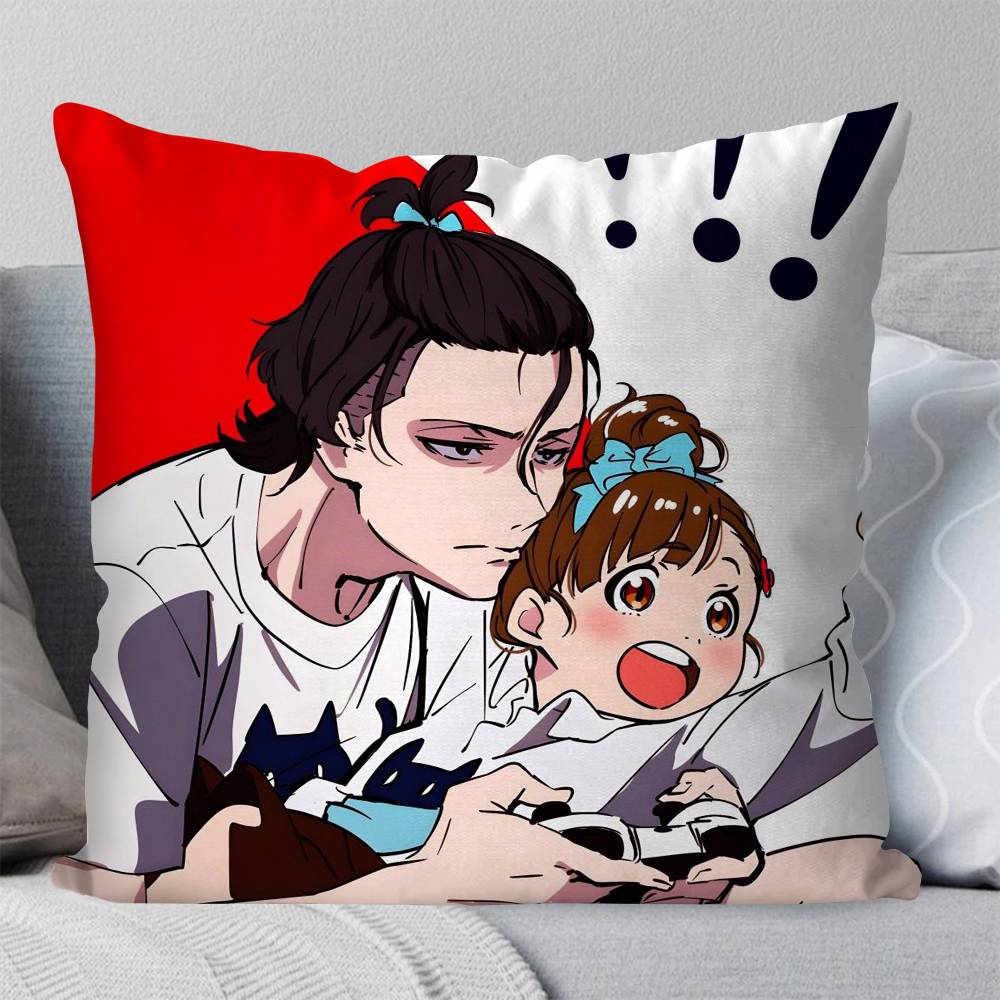 Anime BBuddy Daddies Pillow Case Fashion Square Pillowcase Bedroom Sofa Room Ins Decoration Leisure