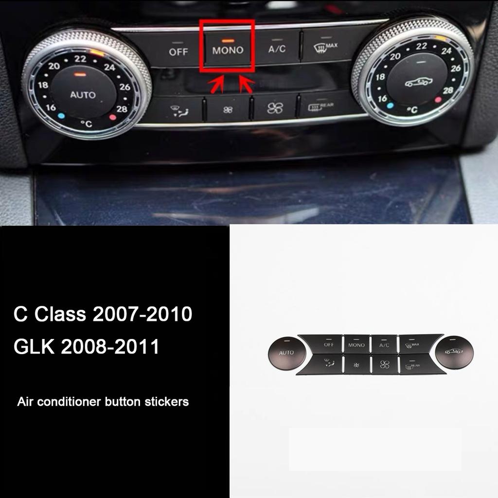 Skirta Mercedes Benz Mygtuko Užklijuojama Plokštelė CLA GLA GLE GLK A B C E Klasė ML GL W176 W246 W242 W204 W205 W212 C117 X166 X204 X156