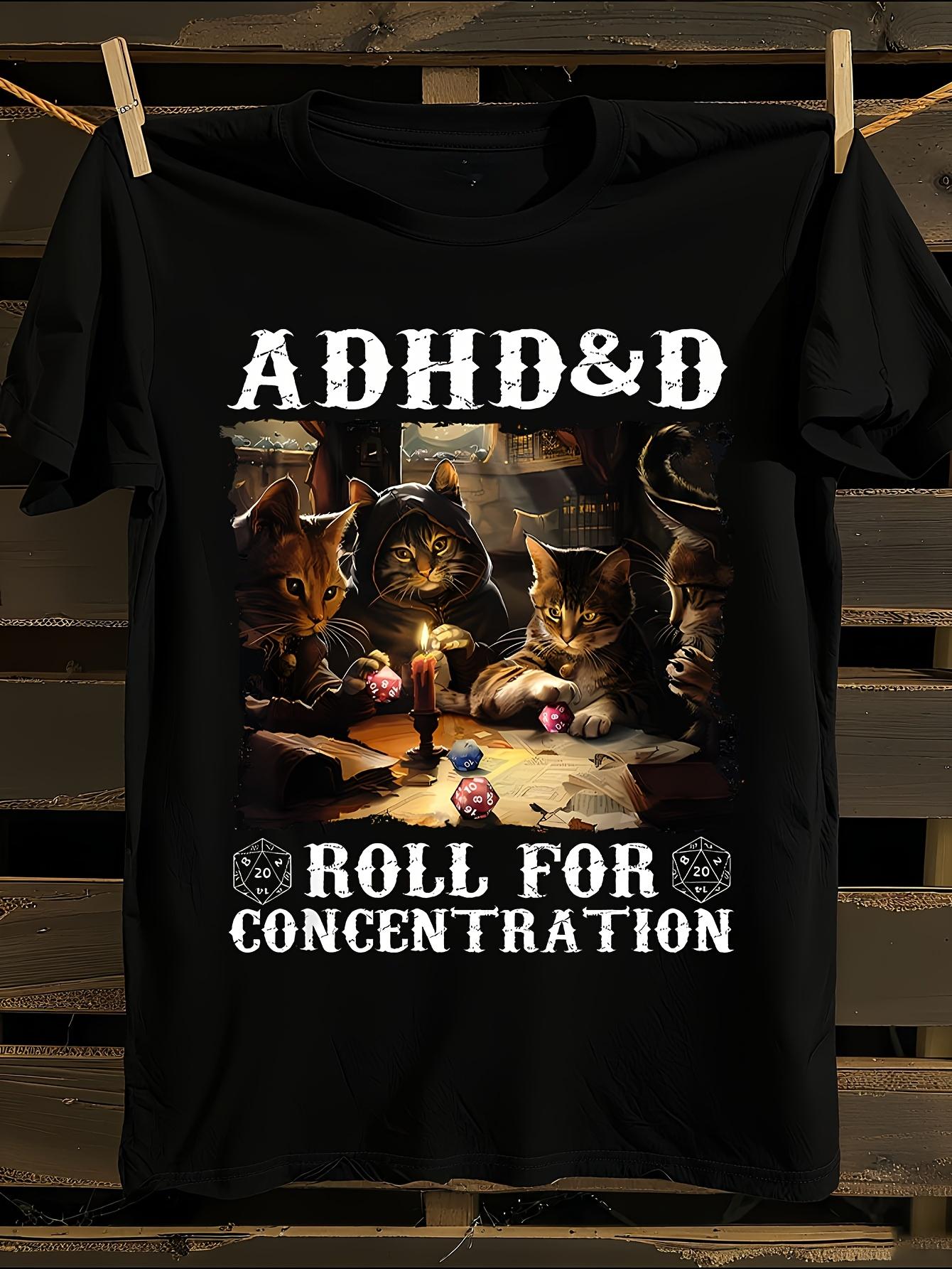 s ADHDandD Tabletop RPG T-shirt S
