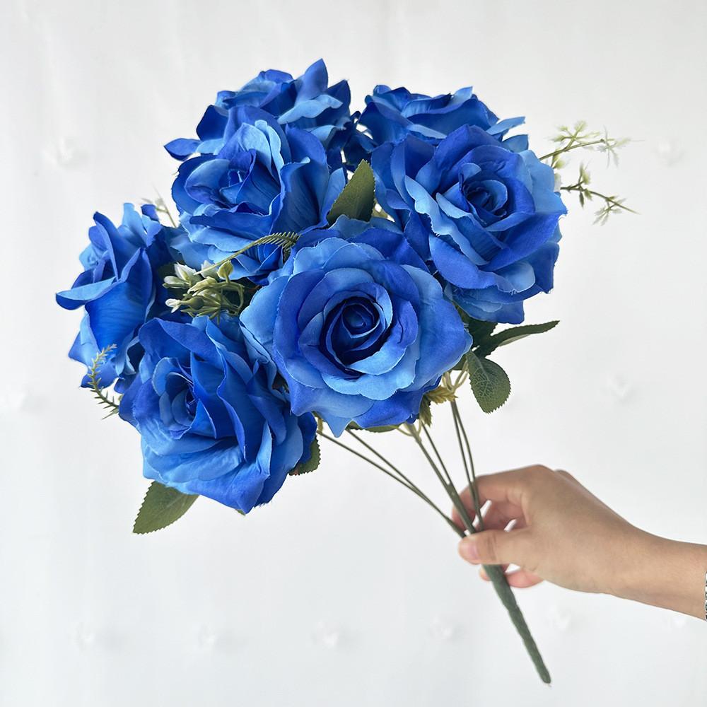 Hydrangeas Daffodils Roses Lilies Daisies Artificial Flower Decorations Home