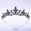 Baroque Crystal Tiaras And Crowns For Women Bride Rhinestone Prom Diadem Bridal Wedding Hair Accessories Jewelry Crown Tiara