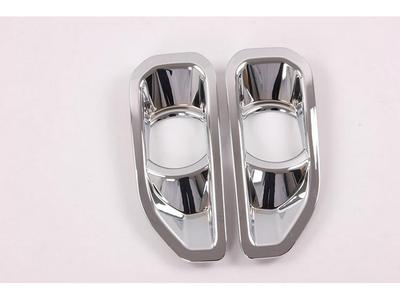 Compatibel met 2019 Wrangler - ABS Elektrogeplateerd Voorste Mistlamp Cover Frame Decor.