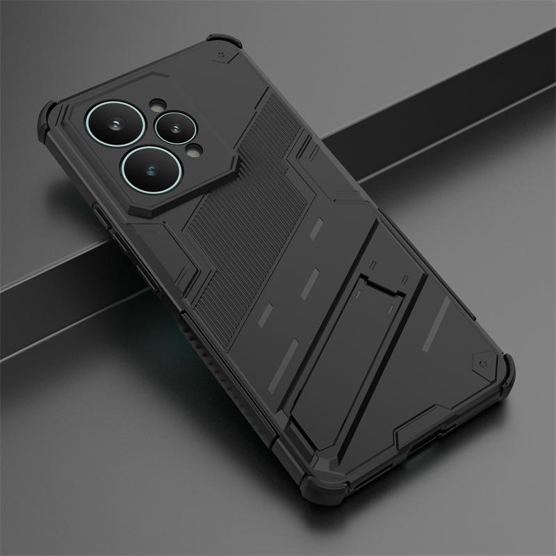 Phone Holder Case For Realme 15 Case Shockproof Anti-knock Armor Full Back Cover For Realme 15 Case For Realme 15 Pro 6.8 inch