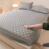Polyester Bed Cover With Solid Color Design For Bed Protects Mattress And Prevents Dust