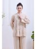 Completo a Maniche Lunghe per Meditazione Buddista Zen - Cotone Lino Stile Tempio Tang