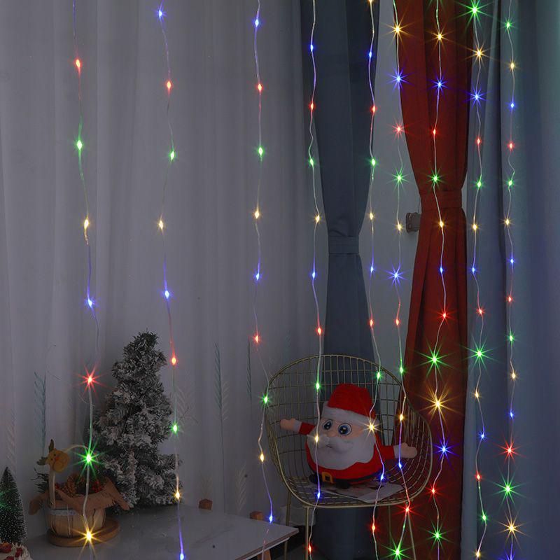 Fairy String Lights for Bedroom & Dorm Décor - Romantic Floor-to-Ceiling Curtain Lighting for Influencers