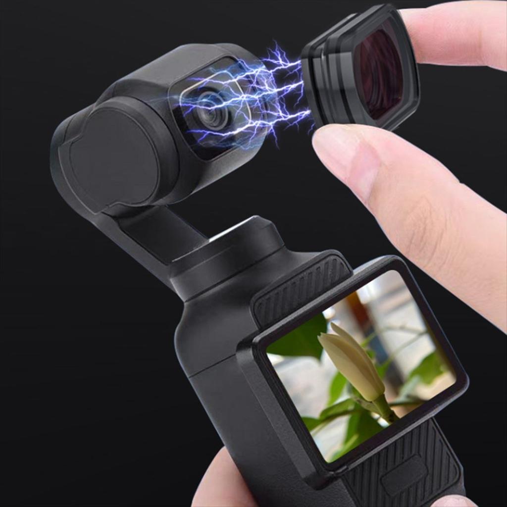 2025 New Super Macro Lens 10X for Pocket 3 Magnetic Adsorption Plus Macro Lens Soft ND Filter Pocket Camera Accessories