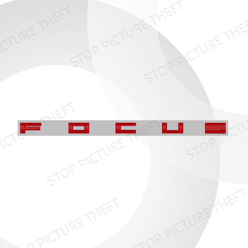 Metal Alloy For Ford Focus Letter Logo Car Trunk Fender Sticker Decoration Emblem Badge Accessories