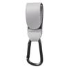 PU Leather Baby Stroller Hook with Velcro Carabiner and Child Seat Handle