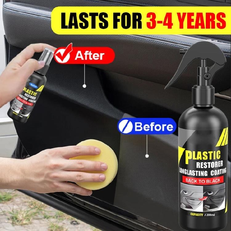 Auto Trim Restoration Liquid Ceramic Coating with 24 Hour Curing Car Plastic Revitalizer Auto Leather Restore Polish