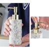 Ceramic Marble Lotion Dispenser 63mm Bottom Diameter Modern & Elegant for Bathroom & Kitchen Use Makeup Liquid Container