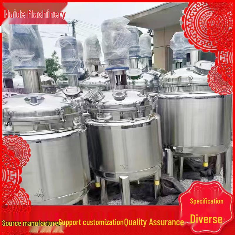 Stainless Steel Mixing Tank for Food & Beverage, Sauce, and Paste - Sterile Mixing Equipment