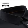Men's 100% Cotton Long-Sleeve Business Casual Polo Shirt