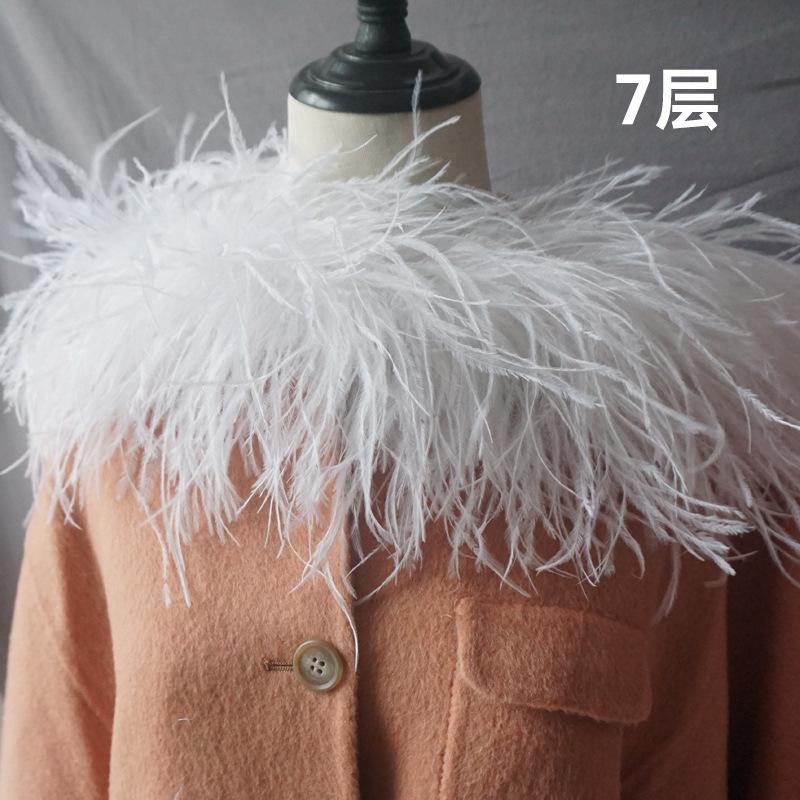 A Variety Of Encrypted Bold Ostrich Feather Strips, Ostrich Tops, Dance Clothes, Fashion Diy Handmade Clothing Accessories