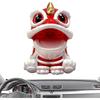 Solar Powered Dancing Lion Ornament Solar Dancing Lion Toy Solar Powered Home Decoration Chinese Lucky Dancing Lion Model Ornament