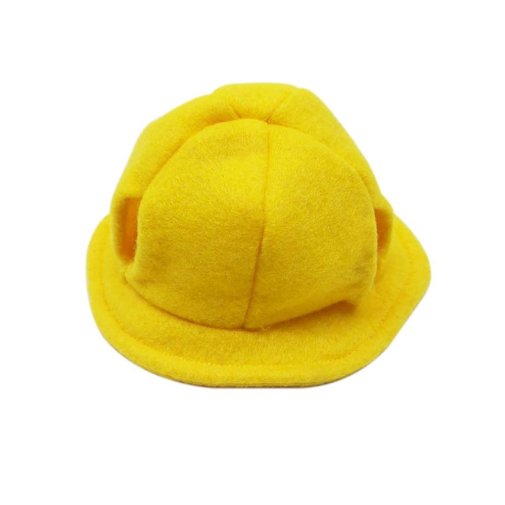 Felt Small Animals Bucket Cap With Ear Holes Pet Clothing Accessories Hamster Fisherman Hat Breathable Lightweight