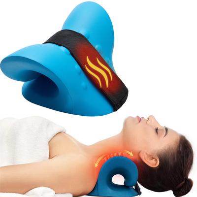 Zervikaler Massagegerät Beheizter Nackenstrecker Schmerzlinderung Zervikales Traktionsgerät Heizender Schulter-Entspanner Akupunkturpunkt-Massagekissen