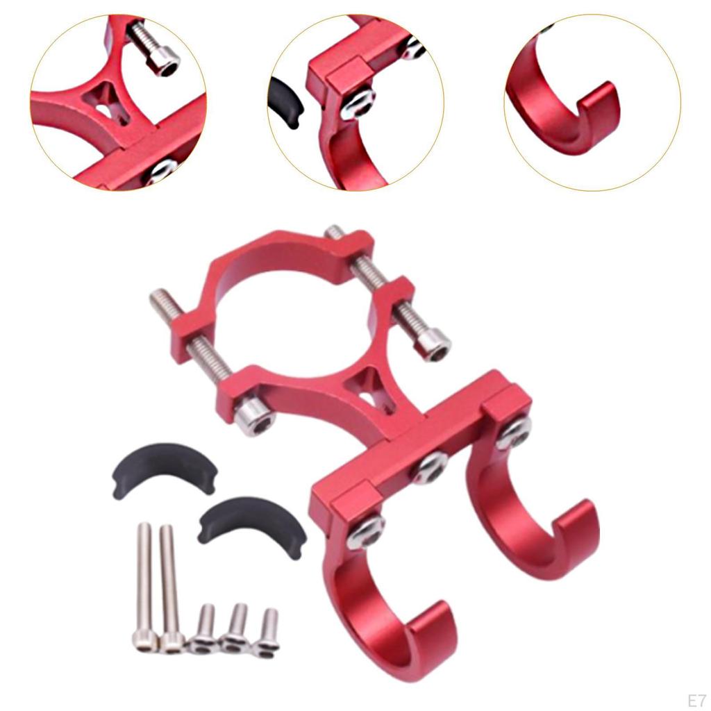 Bike Motorcycle Bag Hanger with Double Hooks Adjustable Sturdy Compact for 18-35mm Handlebar