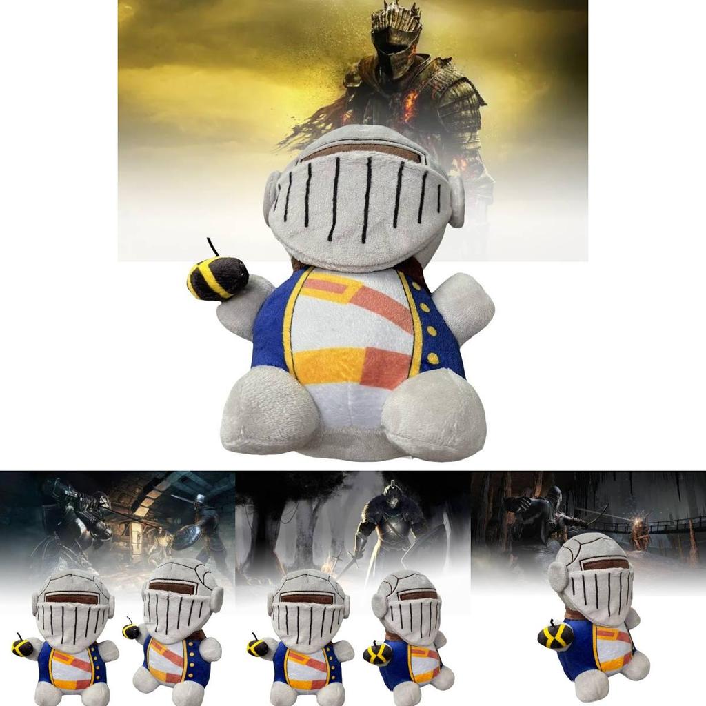 Adorable Dark Souls Lemon Plush Toy Super Soft Crystal Velvet Stuffed Doll 20cm