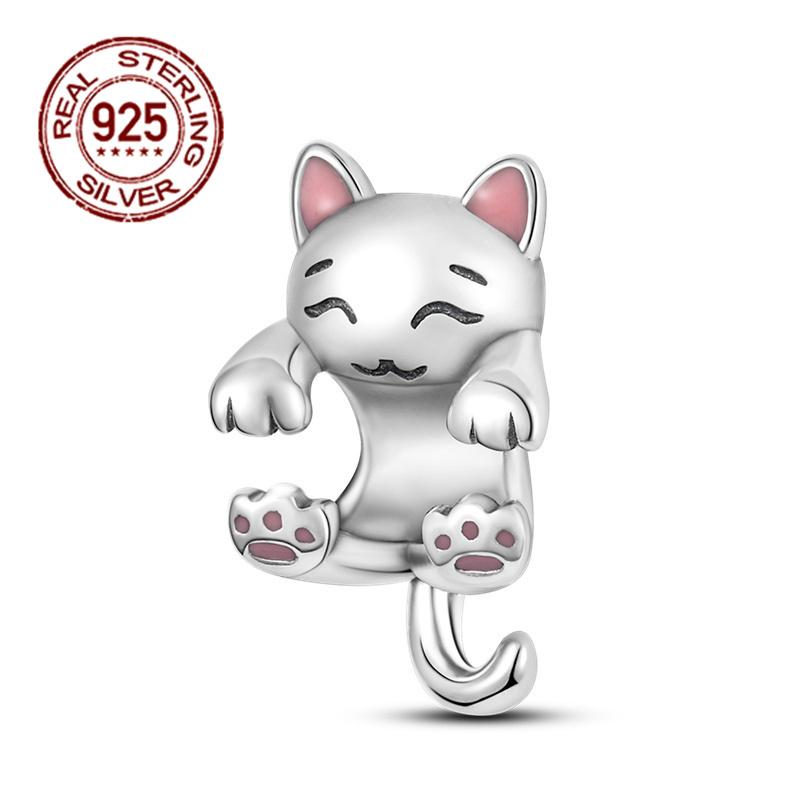 Fashion S925 Silver Pendant Firefly Pendant Cute Bear Beads Suitable For 3MM Original Bracelet Women Jewelry Gifts