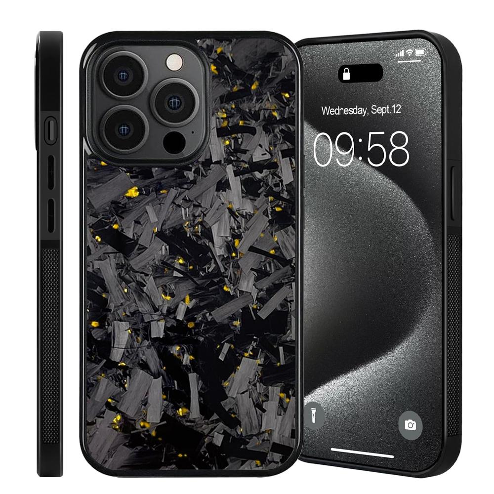 New Magsafe Cases for iPhone 15 Pro Max Real Forged Carbon Fiber for iPhone 16 13 14 12 11 14Plus 13Pro 11Promax Anti-fall Case