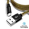 Cable Micro USB 1m 2m 3m Cable de datos USB de carga rápida para Samsung S6 S7 Xiaomi 4X LG Tablet Android teléfono móvil carga USB