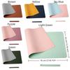 Waterproof Foldable Mouse Pad PU Leather Hand Rest Pad Dust-proof Keyboard Pad  Nail Studio