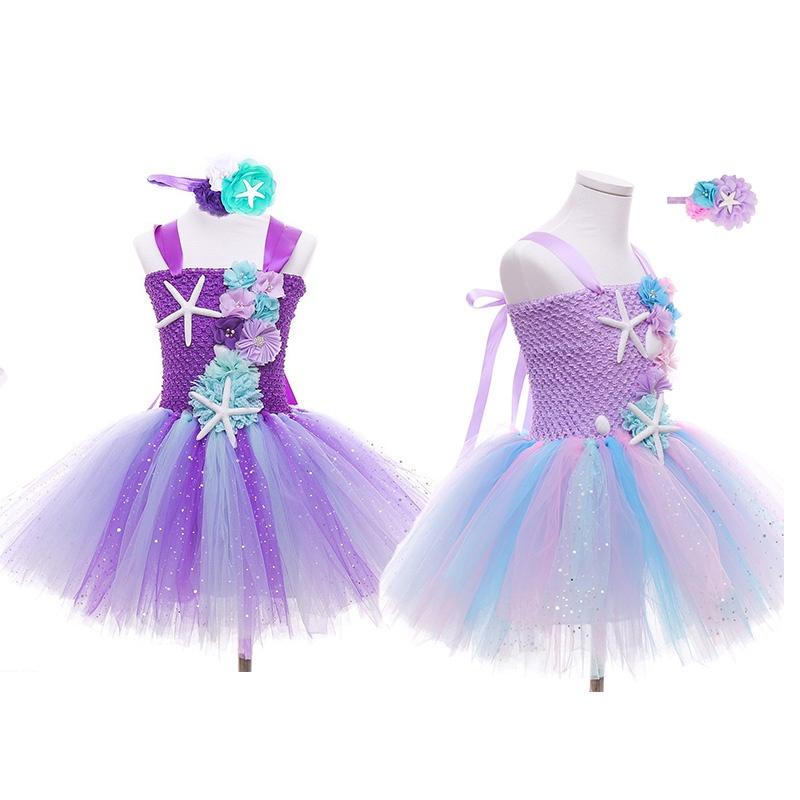 Mermaid Cosplay Princess Dress For Girls Cute And Elegant Perfect For Festivals And Performances