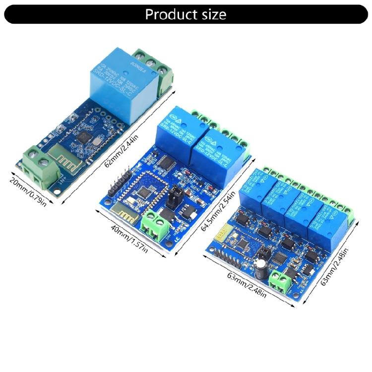 Wireless Relays Module with Indicator Light Phone APP Remote Control Switches IoT Module 1/2/4 Channel Relays Module