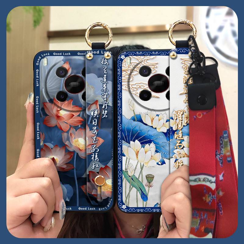 Custodia per telefono alla moda per anziana per ZTE Blade V70 Max/Nubia V70 Max Supporto per telefono Laccetto Copertura posteriore Custodia morbida per la mamma