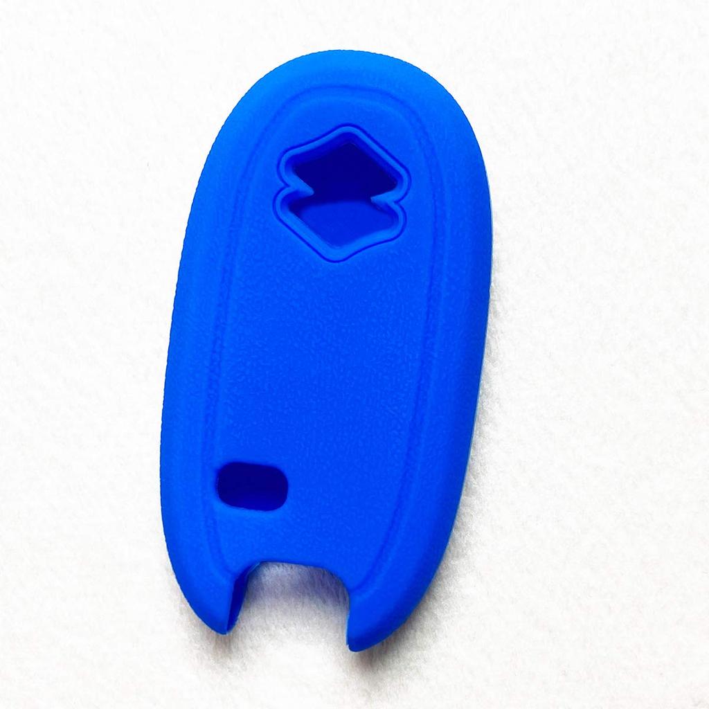 IKT Smart Key Silicone Cover for Suzuki Cars, 4 Buttons, Blue, Spacia, Palette, Solio,